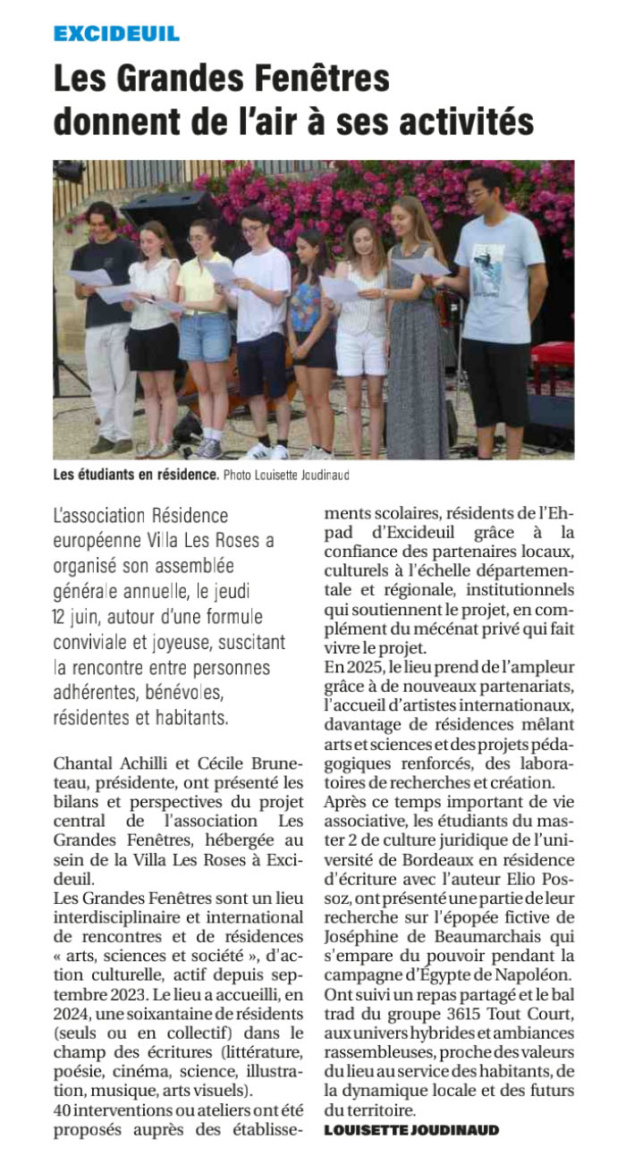 La DL 190625 Donne de l'air a ses activités